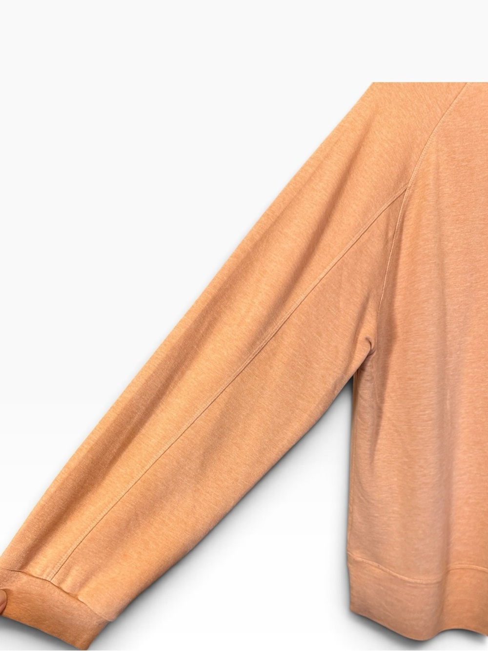 Kettlewell Colours Woman’s Relaxed Peach Casual Crewneck Pullover Sweatshirt L - Picture 6 of 11